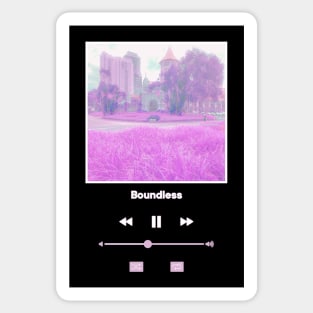 Music Player, Boundless, Pastel Sticker